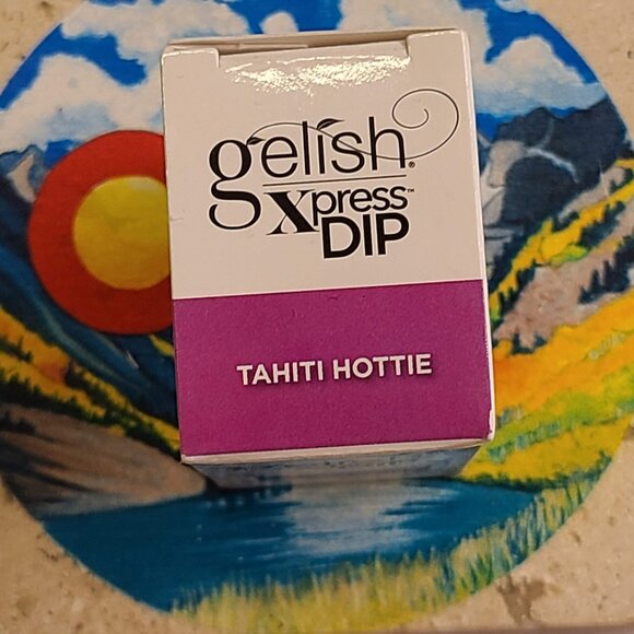 GELISH XPRESS DIP POWDER - TAHITI HOTTIE - Picture 5 of 10